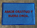 AGYBO WELCOME RUG BLUE