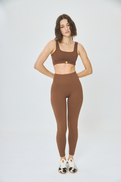 SEAMLESS LEGGINGS CHOCOLATE