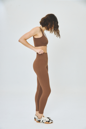 SEAMLESS LEGGINGS CHOCOLATE