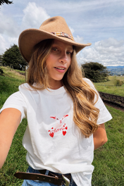FLUFFY T-SHIRT WHITE