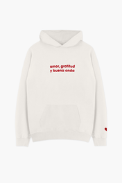 LOVE NOTE HOODIE IVORY