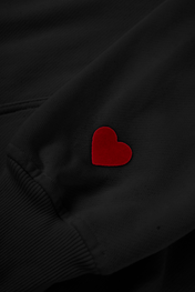 LOVE NOTE HOODIE BLACK