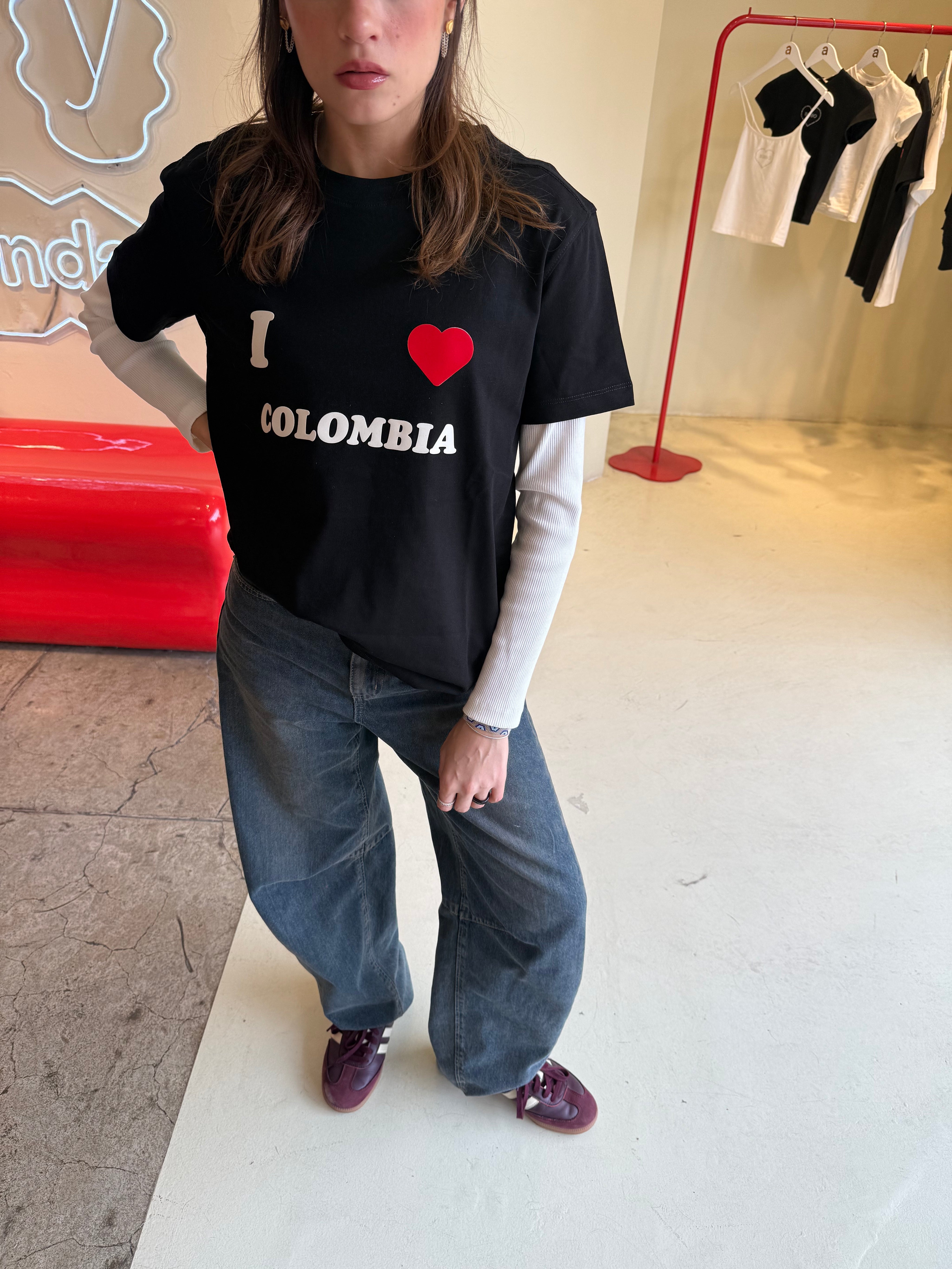 I <3 COLOMBIA T-SHIRT BLACK