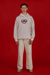 MUCHO AMOR KNIT HOODIE