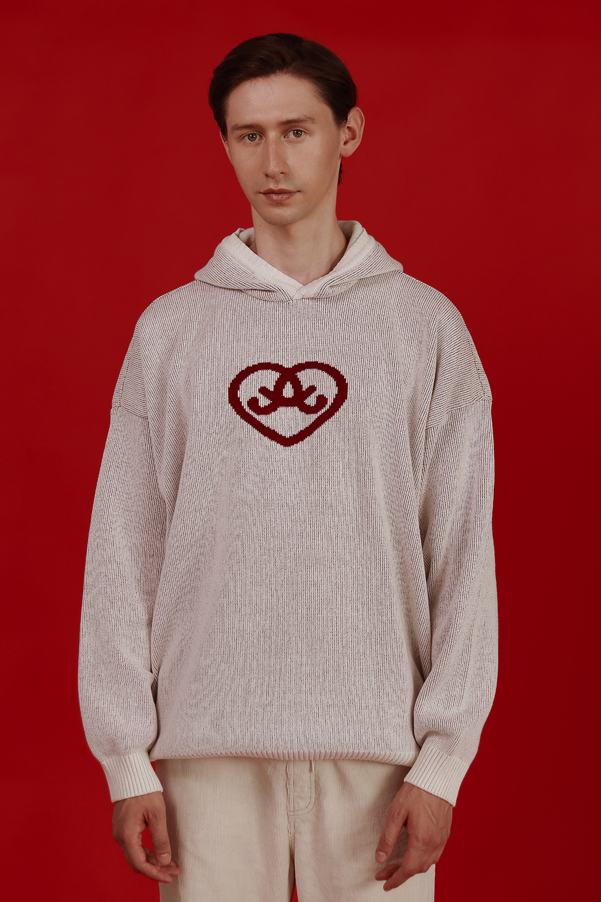 MUCHO AMOR KNIT HOODIE