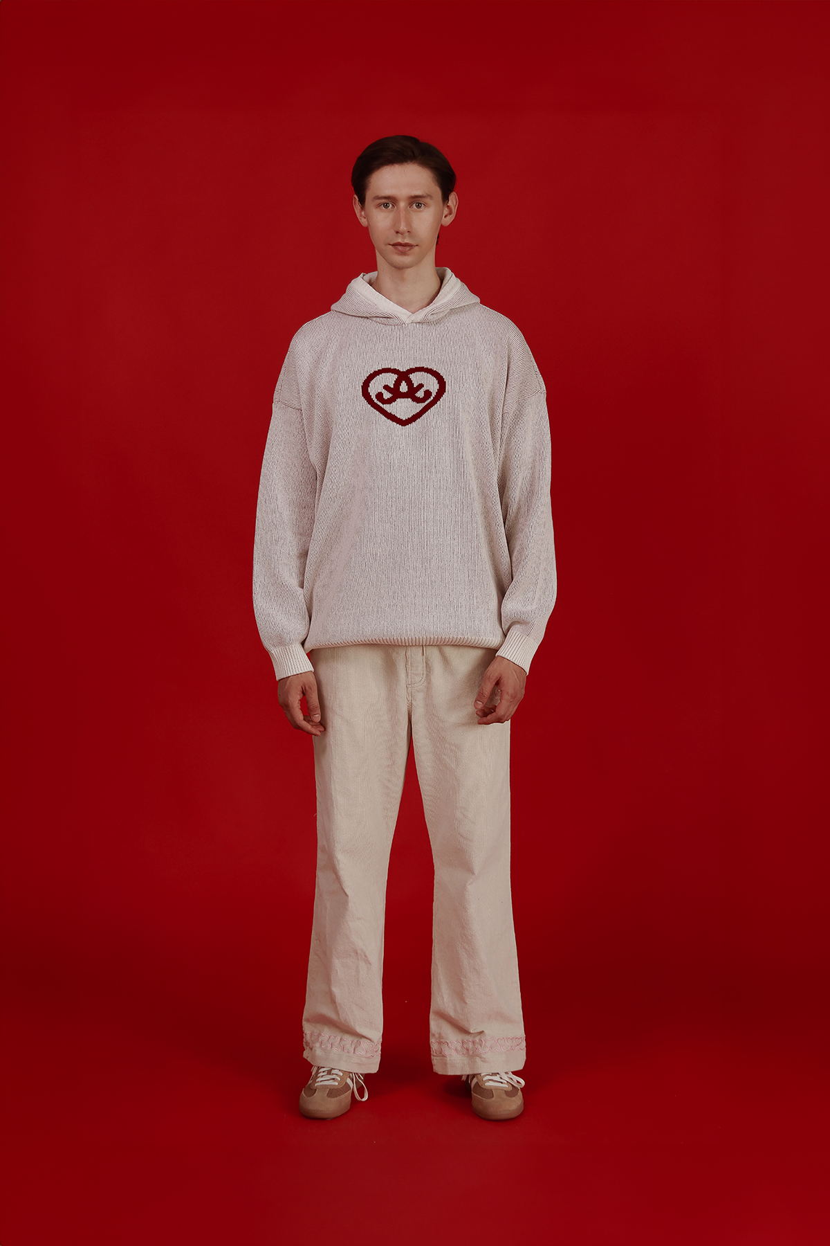 MUCHO AMOR KNIT HOODIE