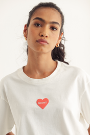 I <3 U T-SHIRT - IVORY