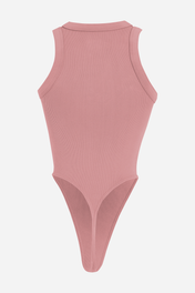 SMILEY RIB BODYSUIT PALO ROSA