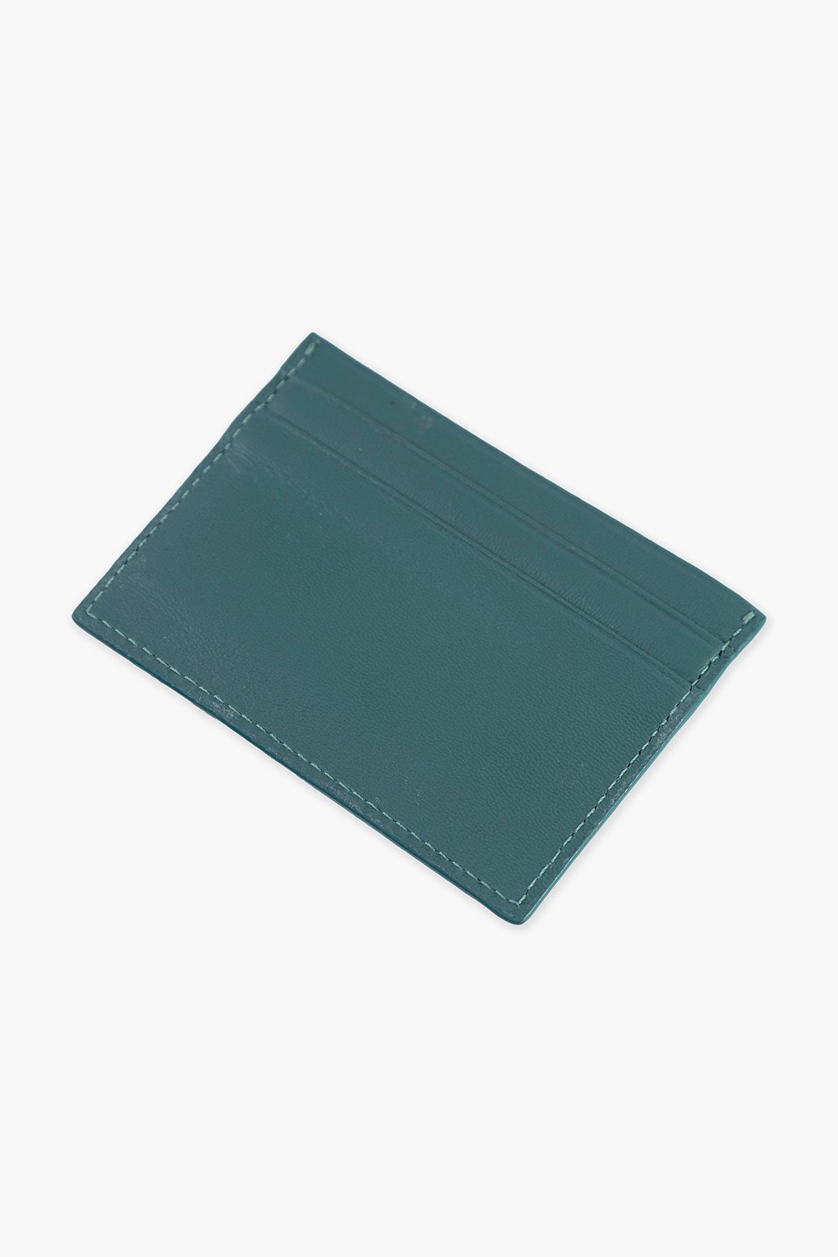 LEATHER CARDHOLDER TEAL