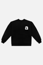 MONOGRAM CREWNECK - BLACK