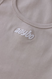 PIT CREW ZIPPER TANK BEIGE