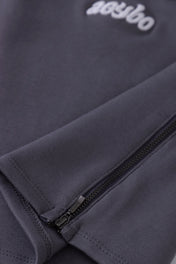 PIT CREW ZIPPER TANK GRAY