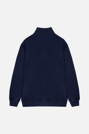 NAVY 1/4 ZIP SWEATSHIRT