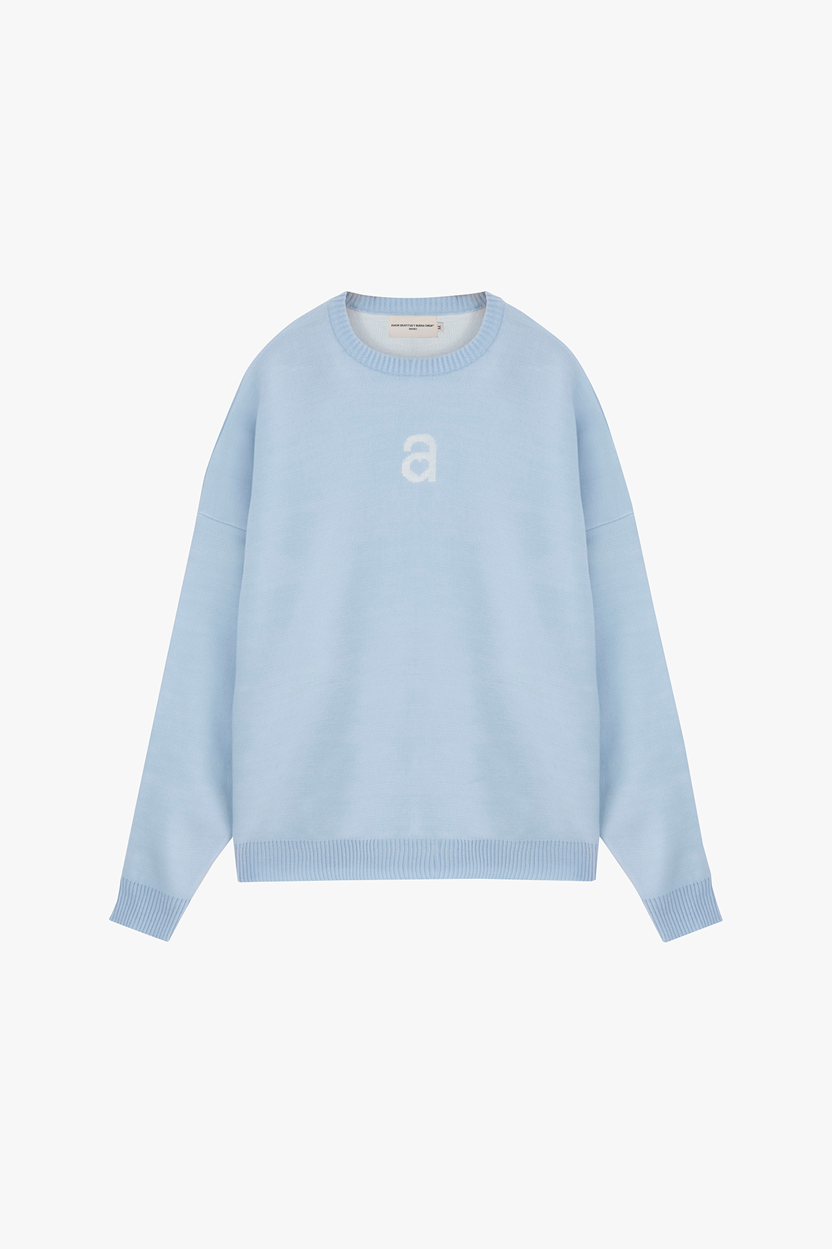 MONOGRAM SWEATER SKY BLUE