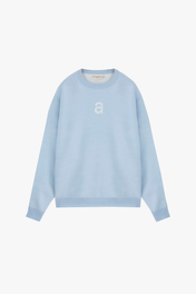 MONOGRAM SWEATER SKY BLUE