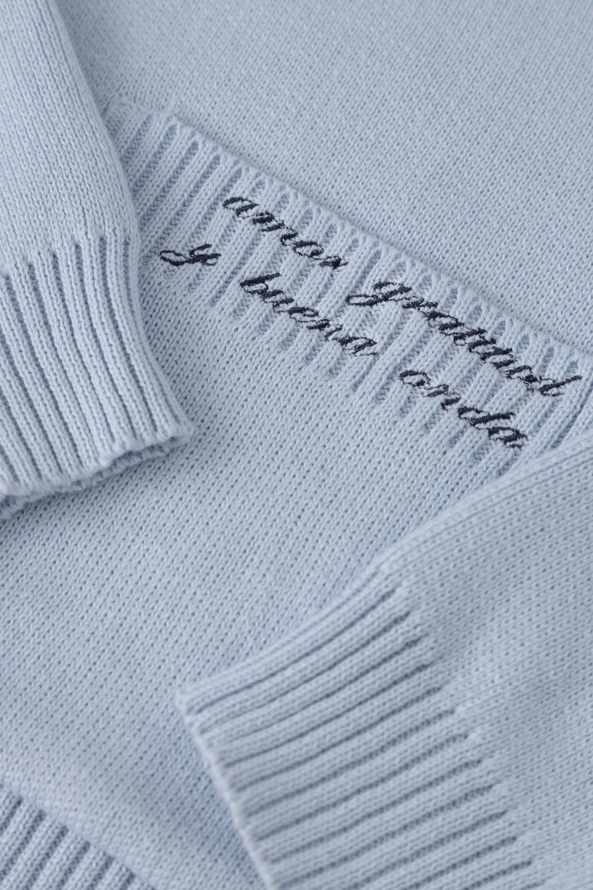 SIGNATURE CARDIGAN BABY BLUE