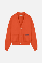 SIGNATURE CARDIGAN ORANGE