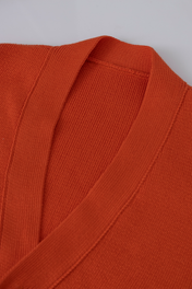 SIGNATURE CARDIGAN ORANGE