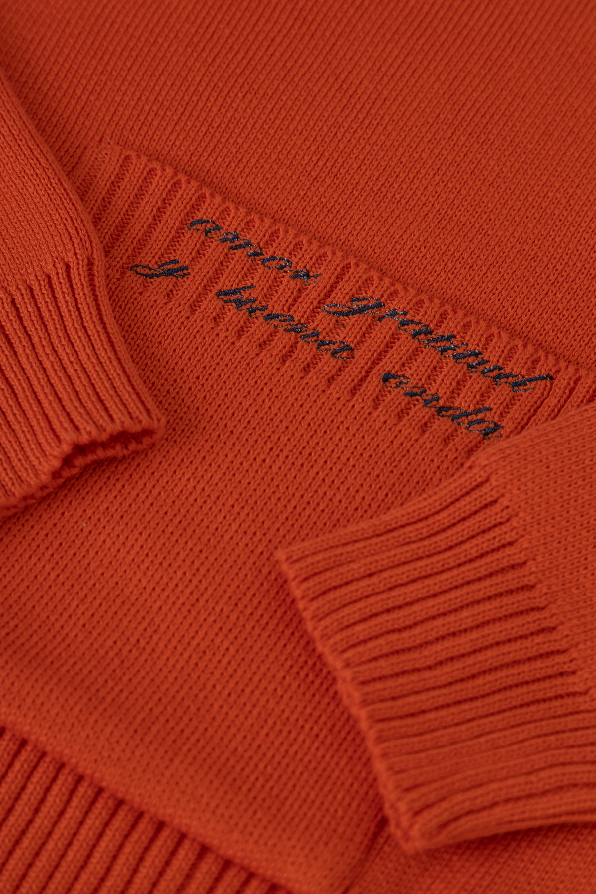 SIGNATURE CARDIGAN ORANGE