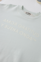 SIGNATURE LOGO CREWNECK BABY BLUE