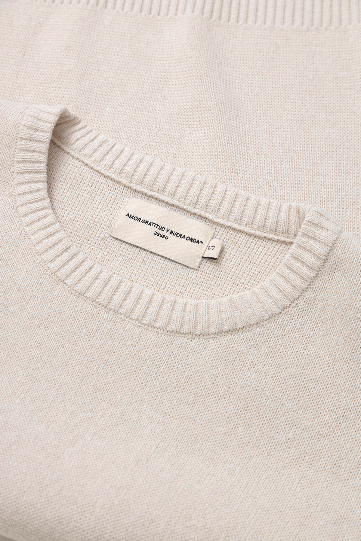 LOGO <3 SWEATER IVORY