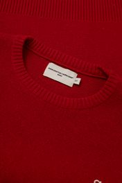 LOGO <3 SWEATER RED