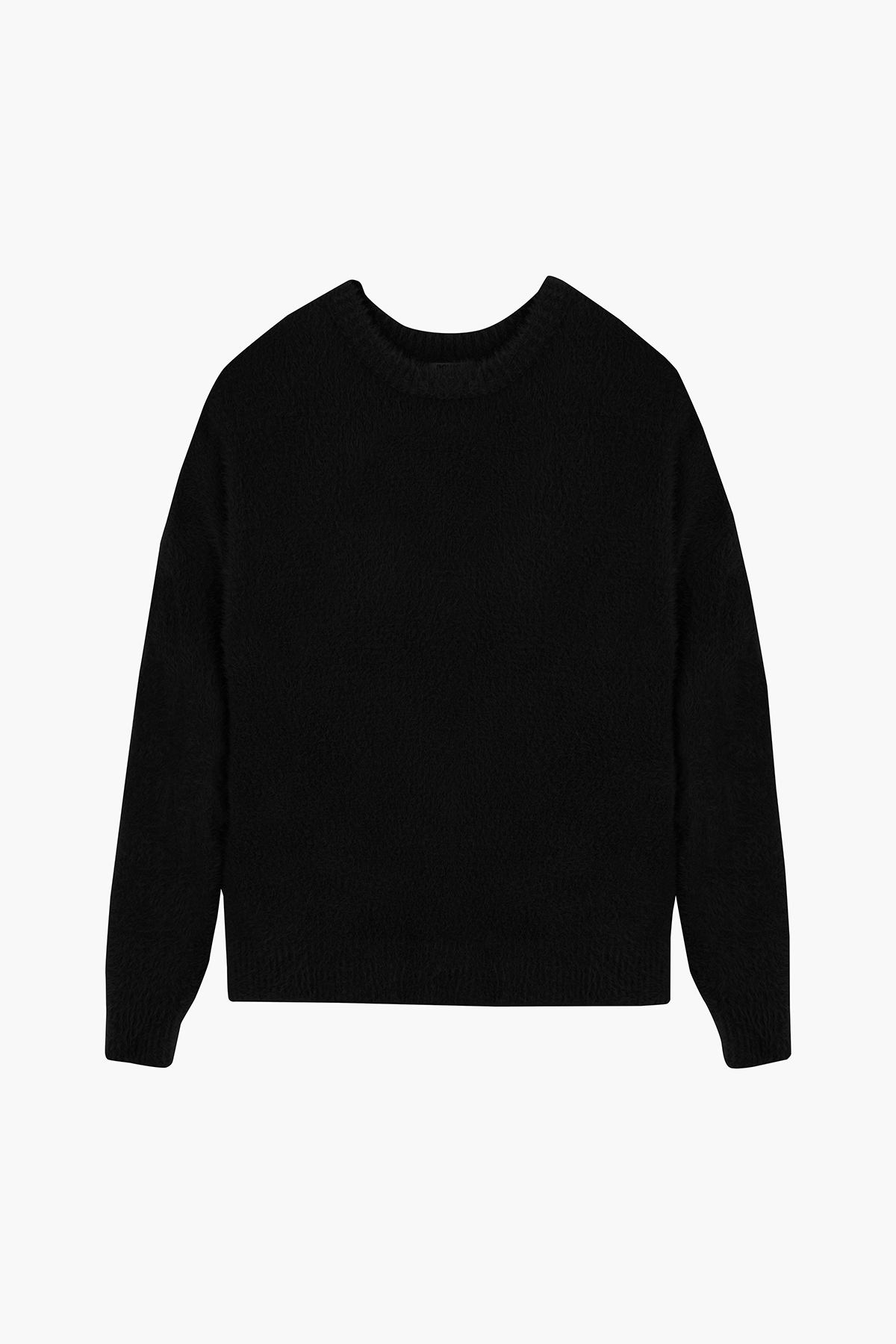 FUZZY SWEATER BLACK