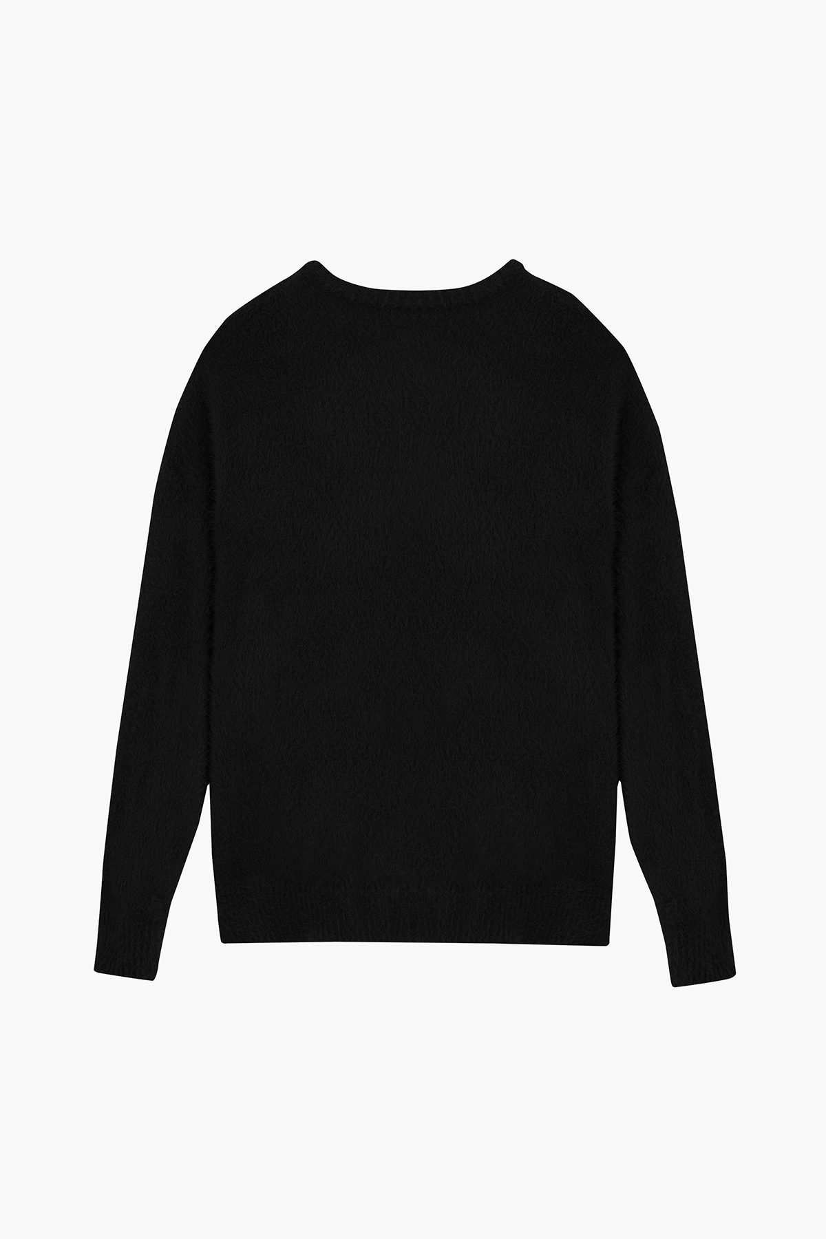 FUZZY SWEATER BLACK