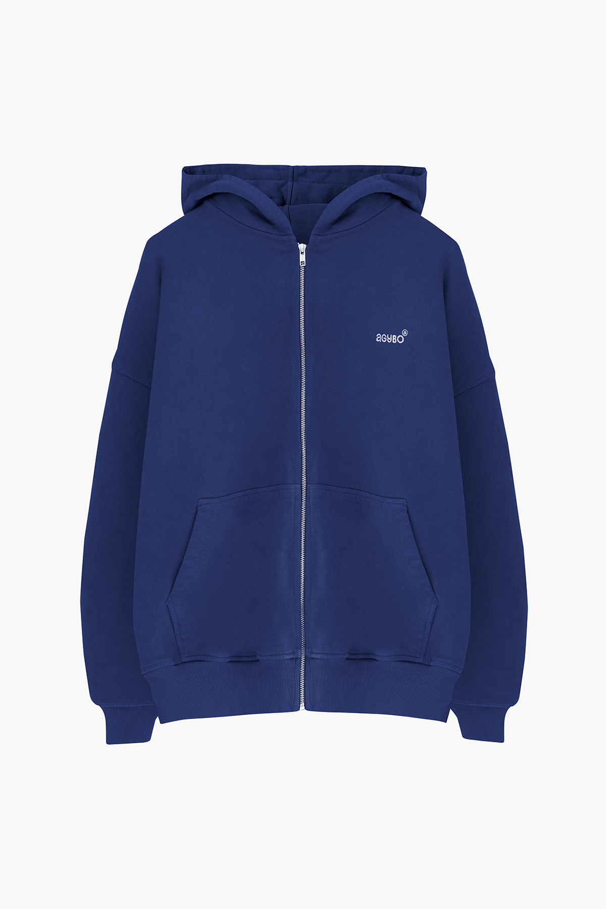 ZIP UP HOODIE NAVY