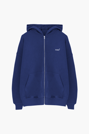 ZIP UP HOODIE NAVY