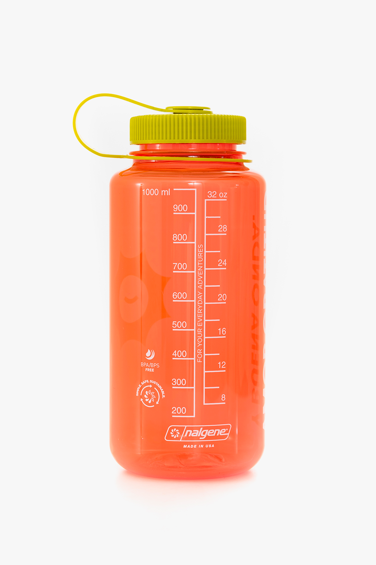 AGYBO NALGENE 32 OZ WATER BOTTLE ORANGE