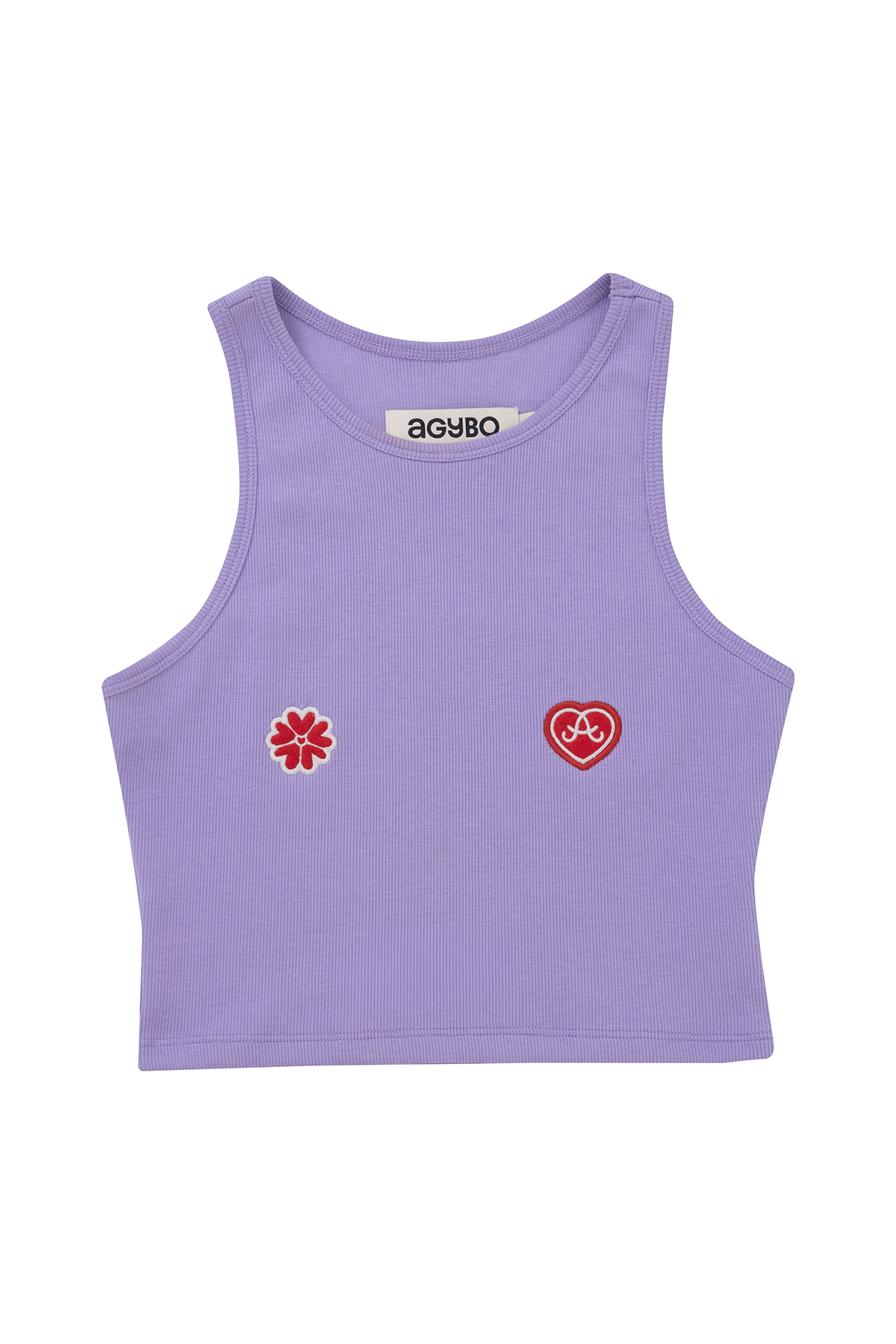 FLOWER TANK TOP LILAC