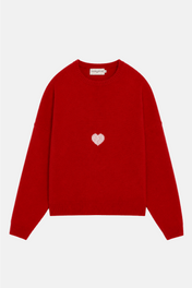 Heart Sweater Red