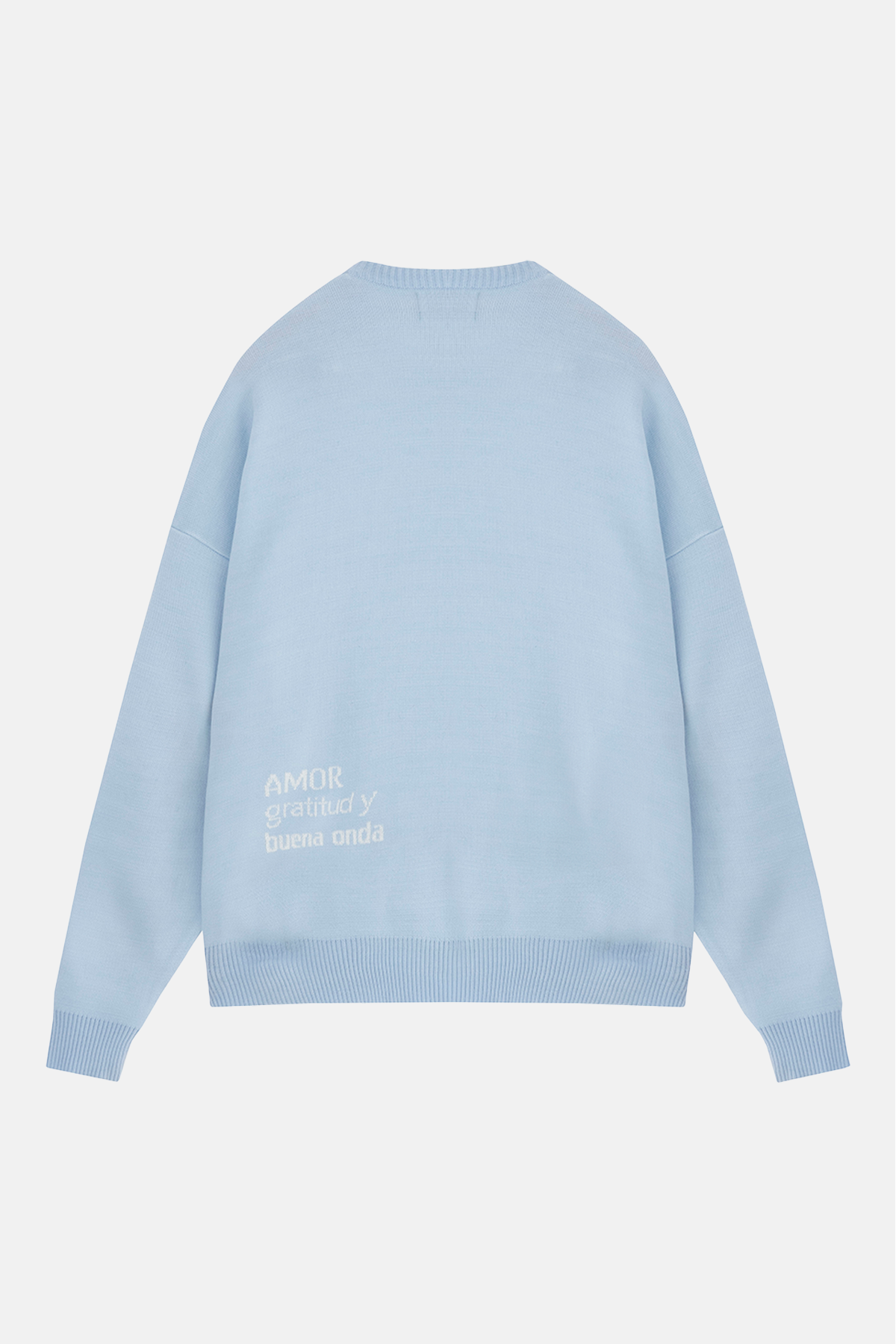 MONOGRAM SWEATER SKY BLUE