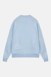 MONOGRAM SWEATER SKY BLUE