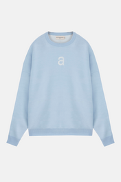 MONOGRAM SWEATER SKY BLUE