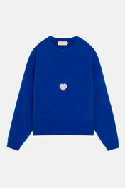 Heart Sweater Cobalt