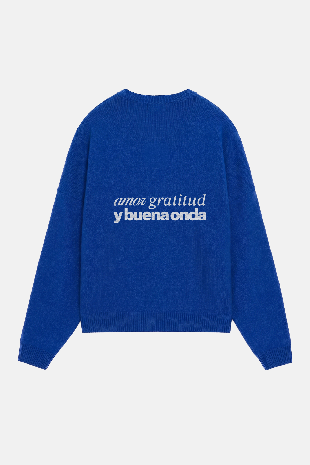 Heart Sweater Cobalt