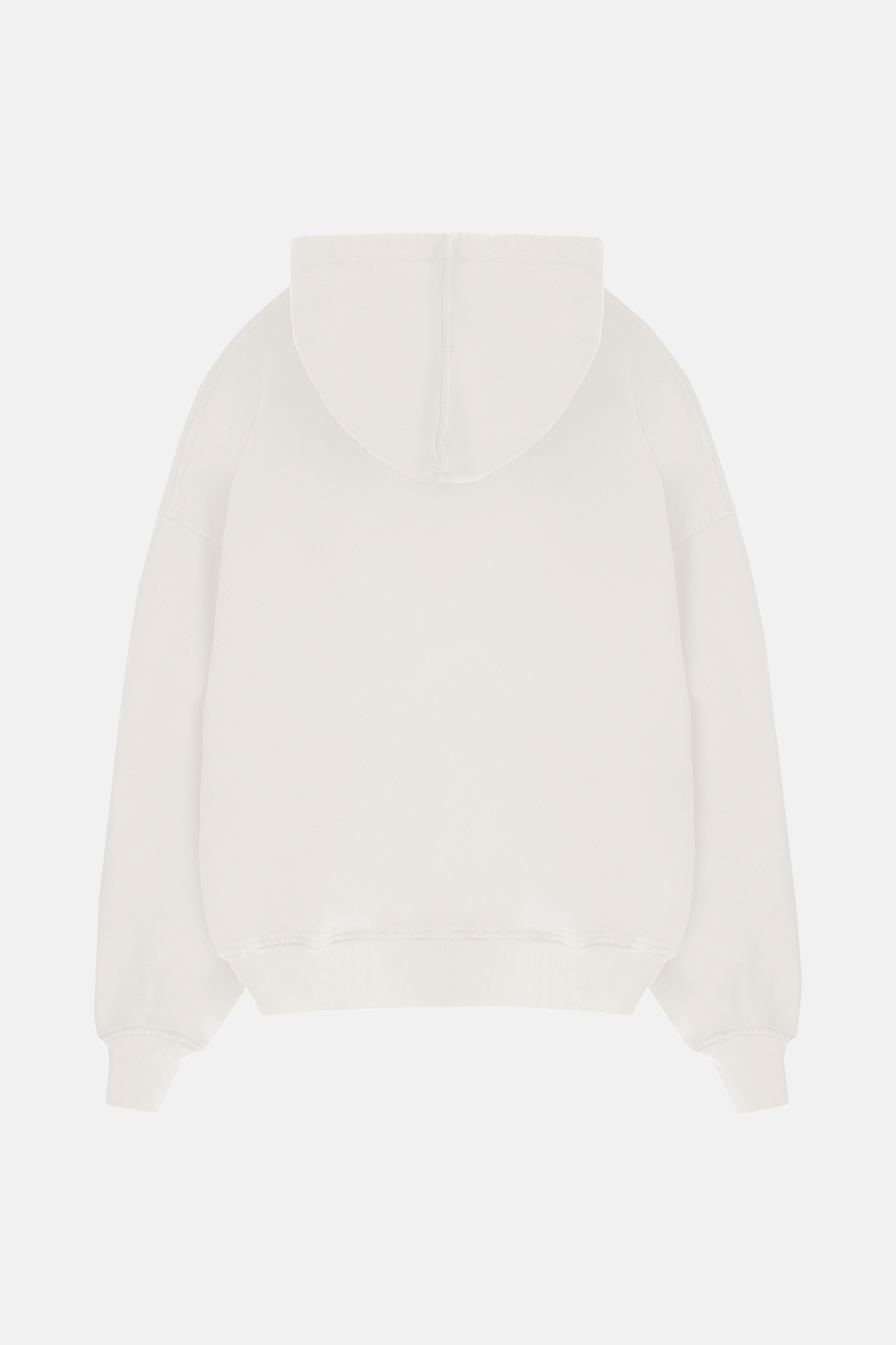 ZIP-UP HOODIE IVORY