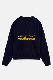 Heart Sweater Navy