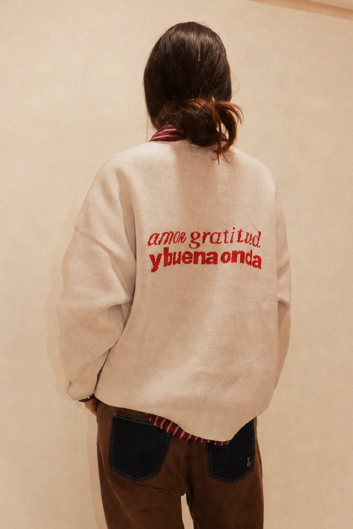 Heart Sweater White