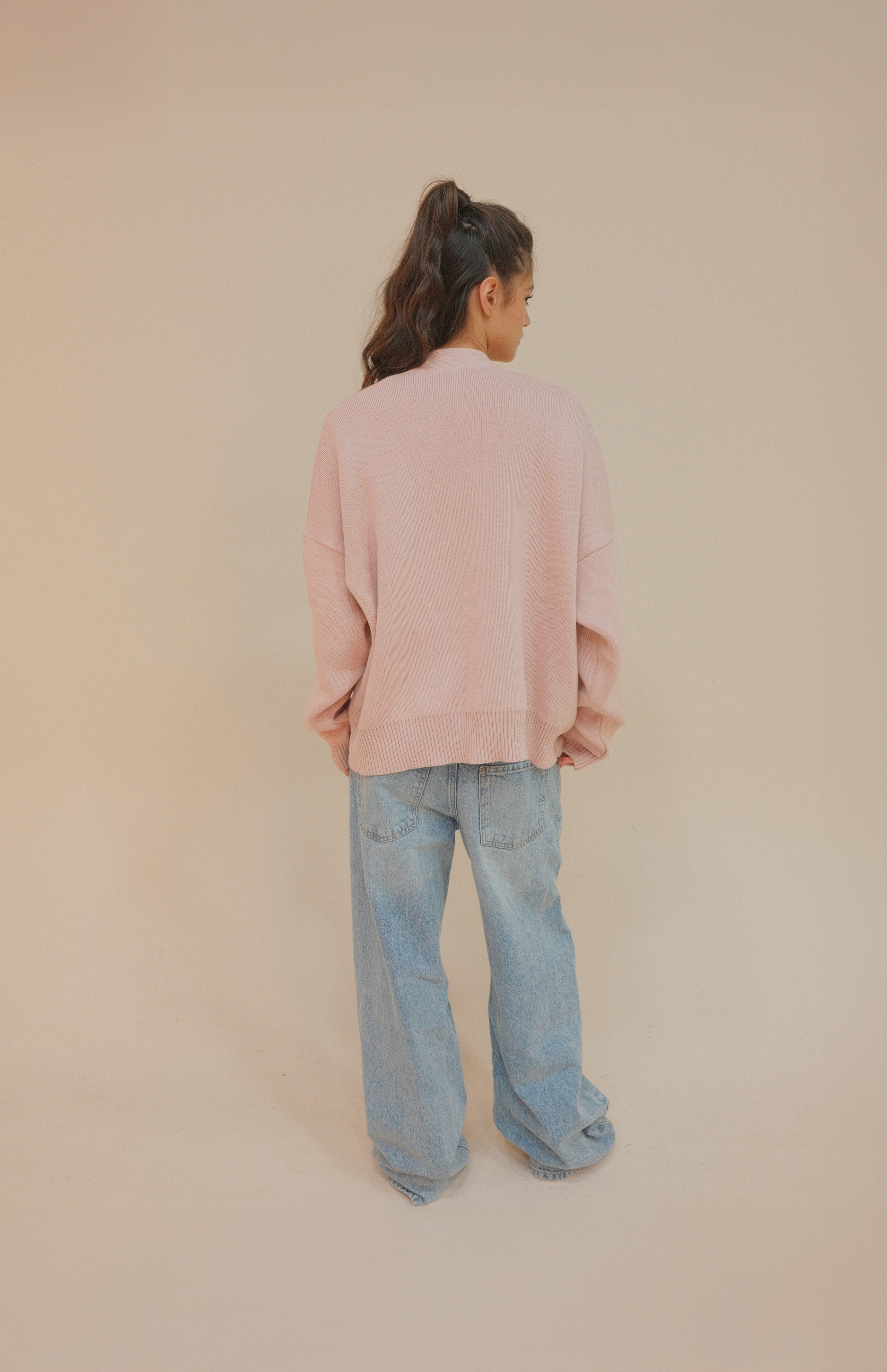 SIGNATURE CARDIGAN PALO ROSA