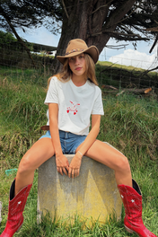 FLUFFY T-SHIRT WHITE