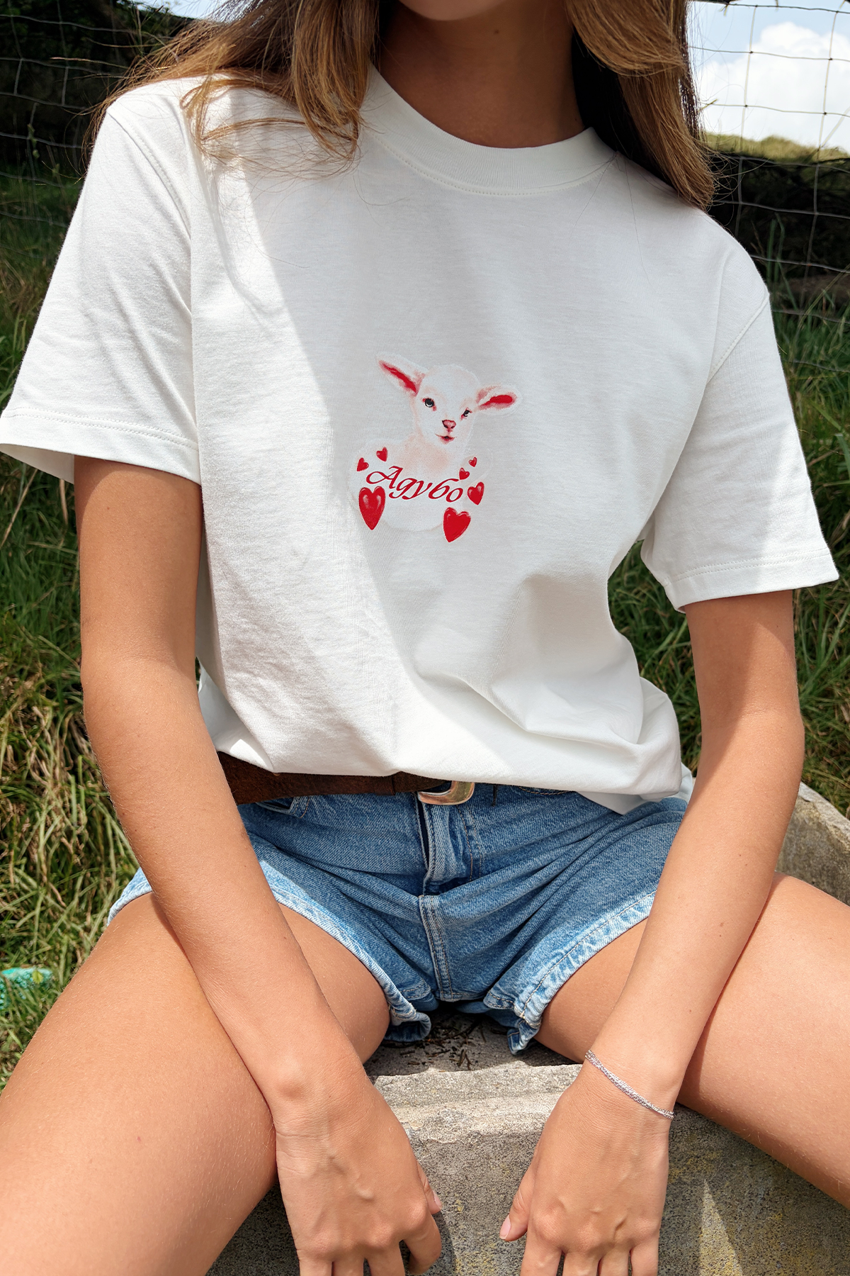FLUFFY T-SHIRT WHITE