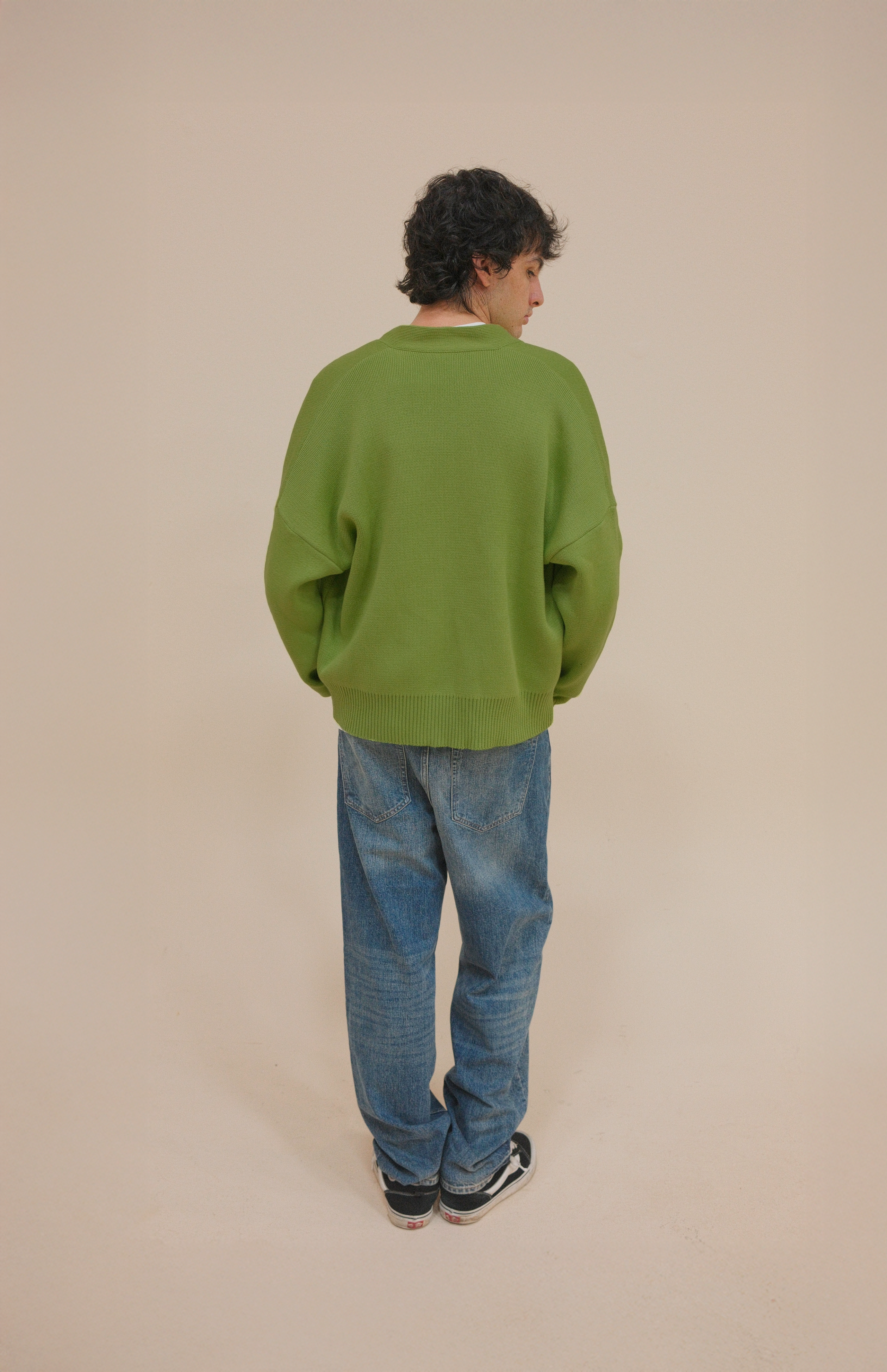 SIGNATURE CARDIGAN GREEN APPLE