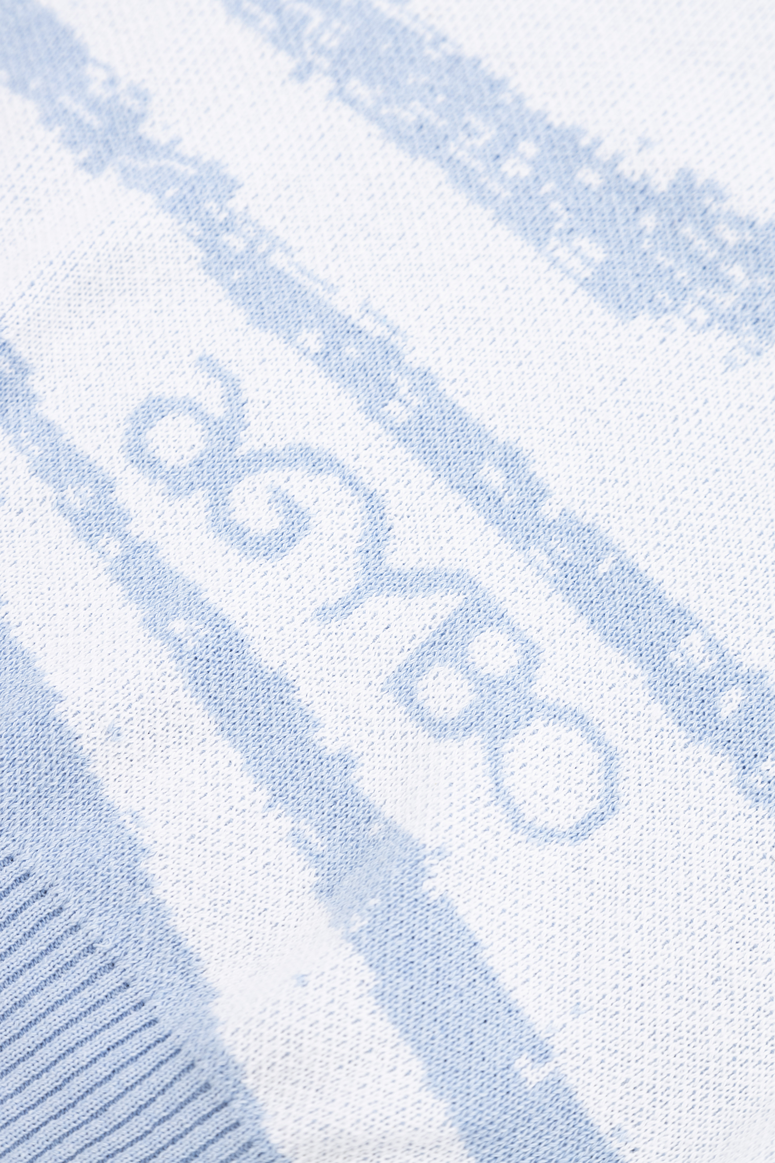 BLUE GALAXY KNIT SWEATER